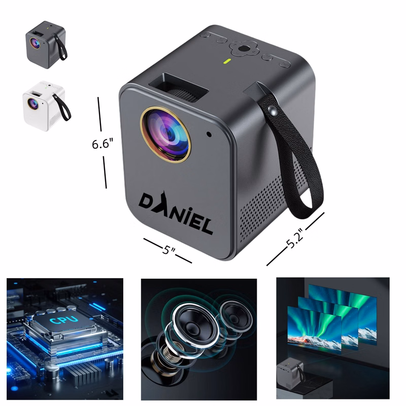 4K High-Definition Portable Wireless Smart Projector With AI Language Remote Control