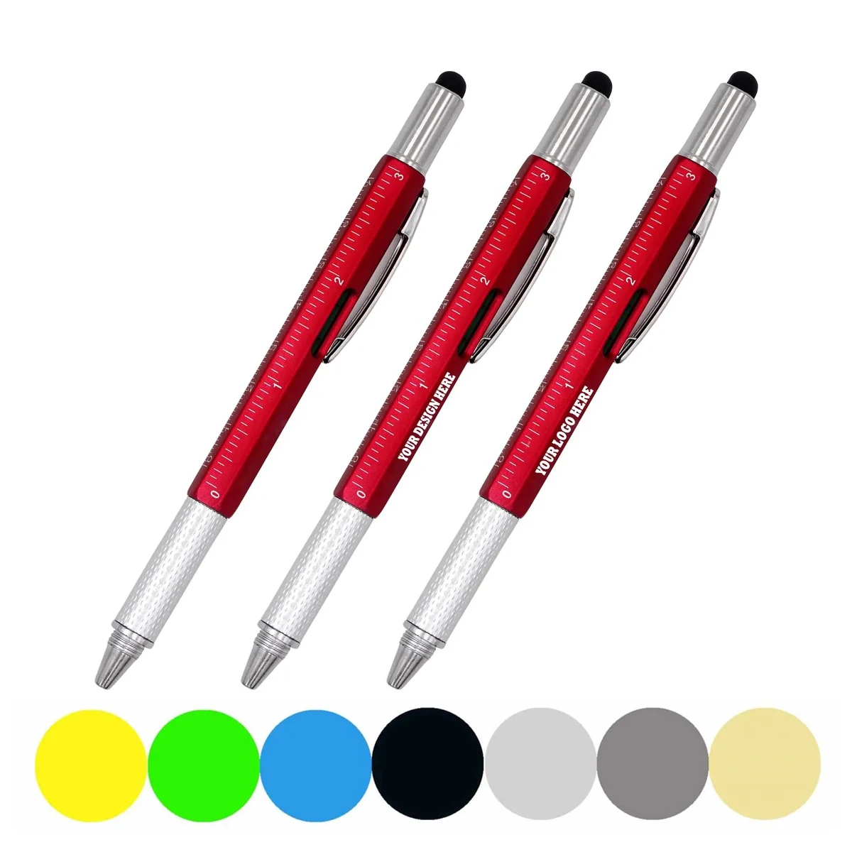 MOQ100 1mm Scale Level Tool Ballpoint Pen 1