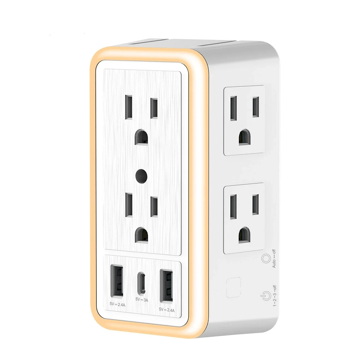 Socket USB Charger Multi Plug Wall Outlet Extender 1