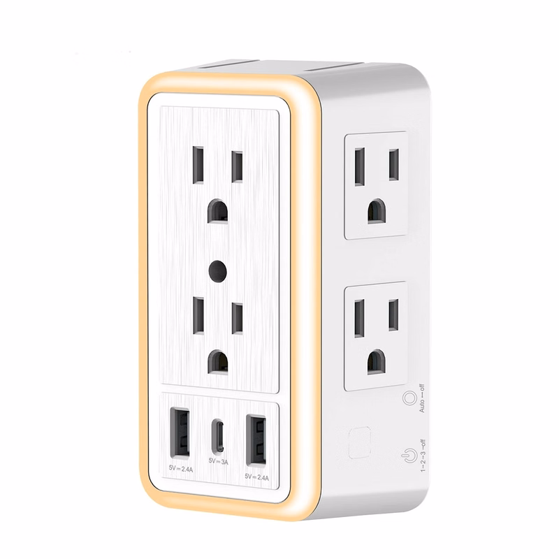 Socket USB Charger Multi Plug Wall Outlet Extender