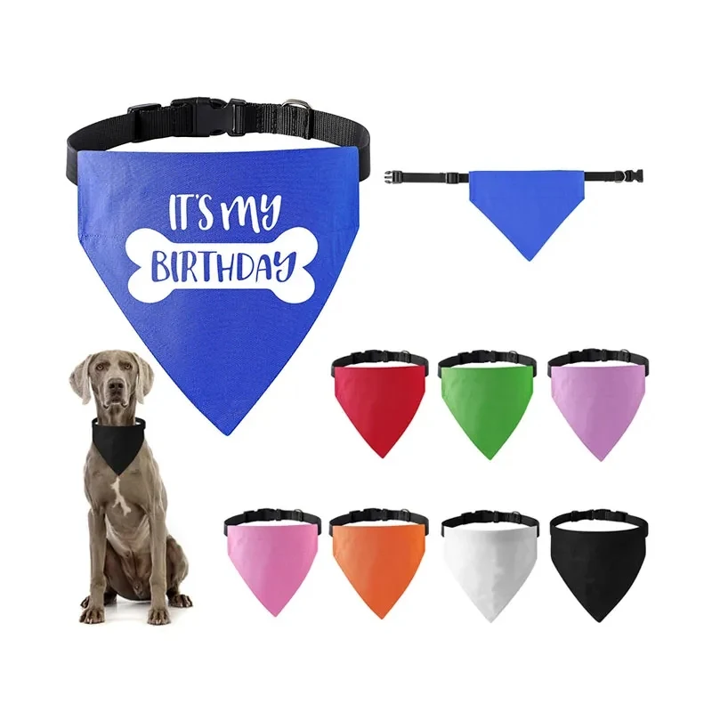 100% Cotton Canvas Pet Bandana Bib 1