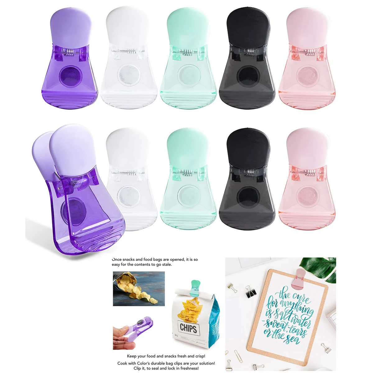 6 Pcs Magnet Bag Clip 1