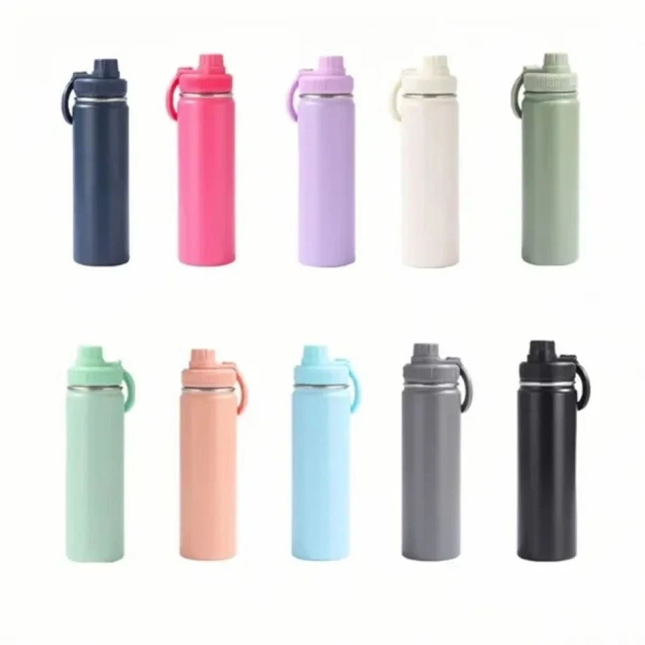 Outer Space Style Double-Wall Sports Insulated Bottle with Magnetic Lid & Phone Holder 1