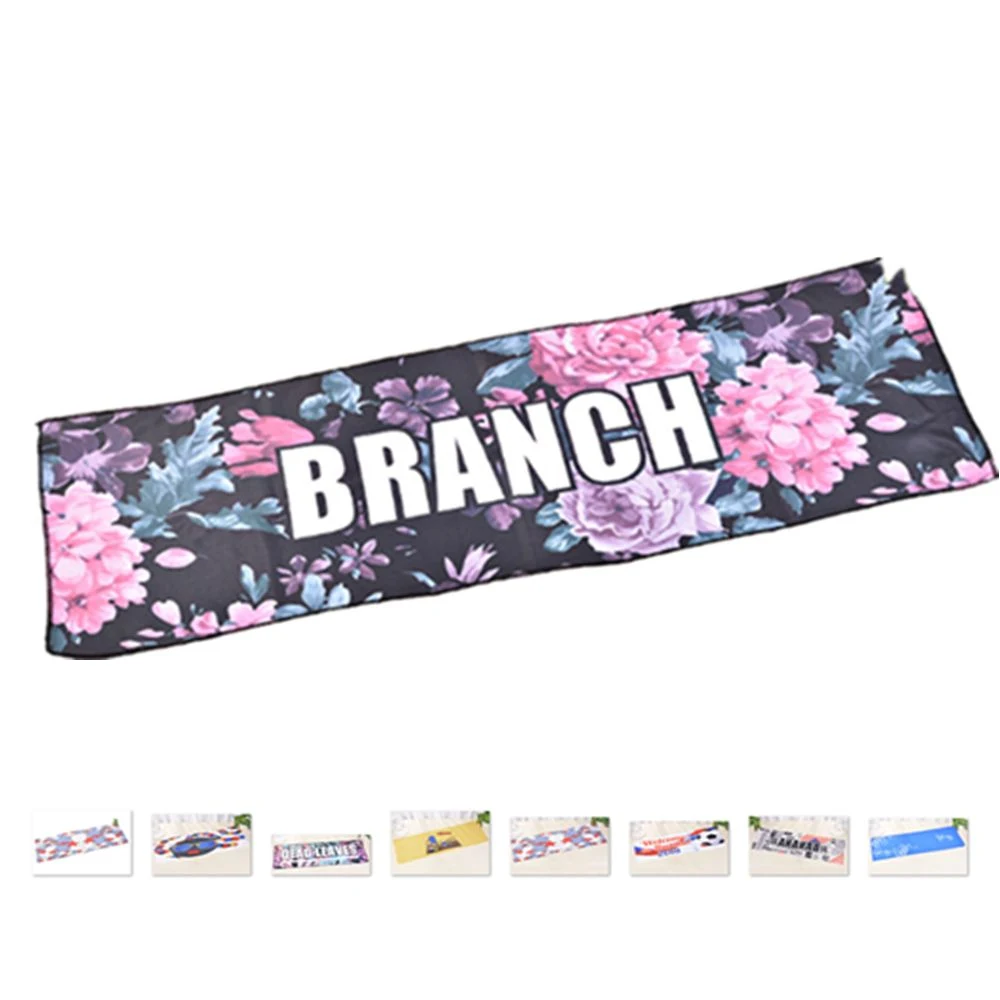 Dye Sublimation Sport Towel Cooling Towel with Coolcore Tech 1