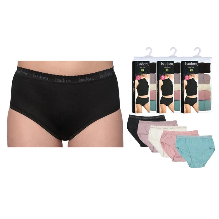 Women's Cotton Panties - 5-Pack Sizes 5-10 Dusty Tones 1
