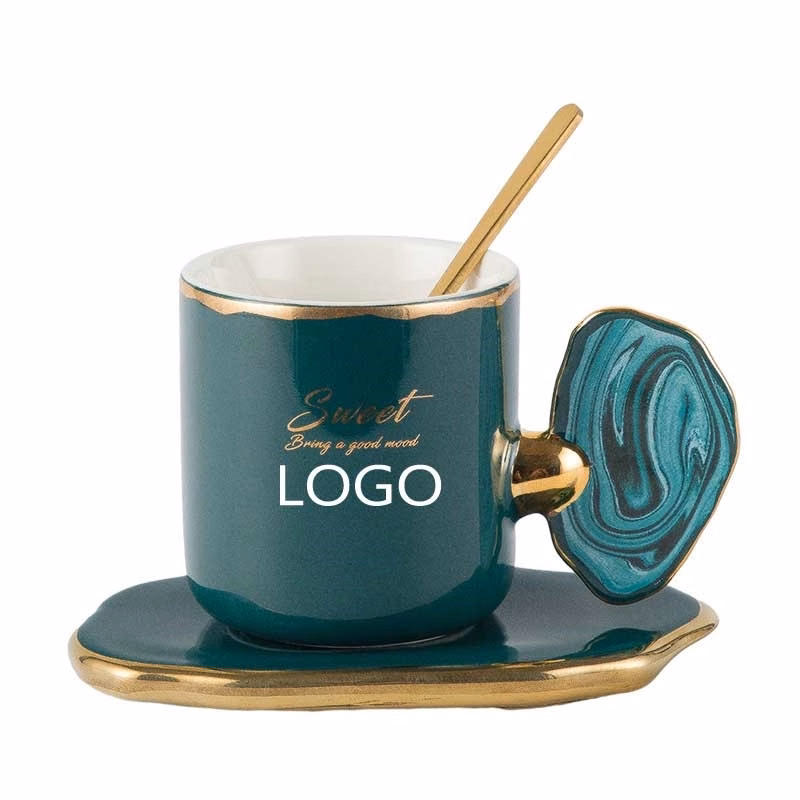 5OZ Irregular Phnom Penh Coffee Cup and Saucer Set