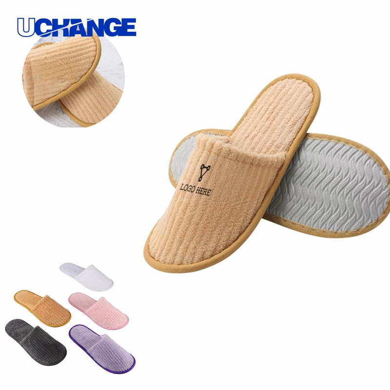 Disposable Non-Slip Open Toe Hotel Slippers