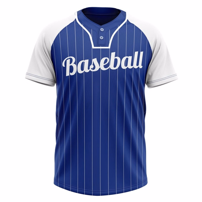 Dye Sublimated 2 Button Baseball Jersey