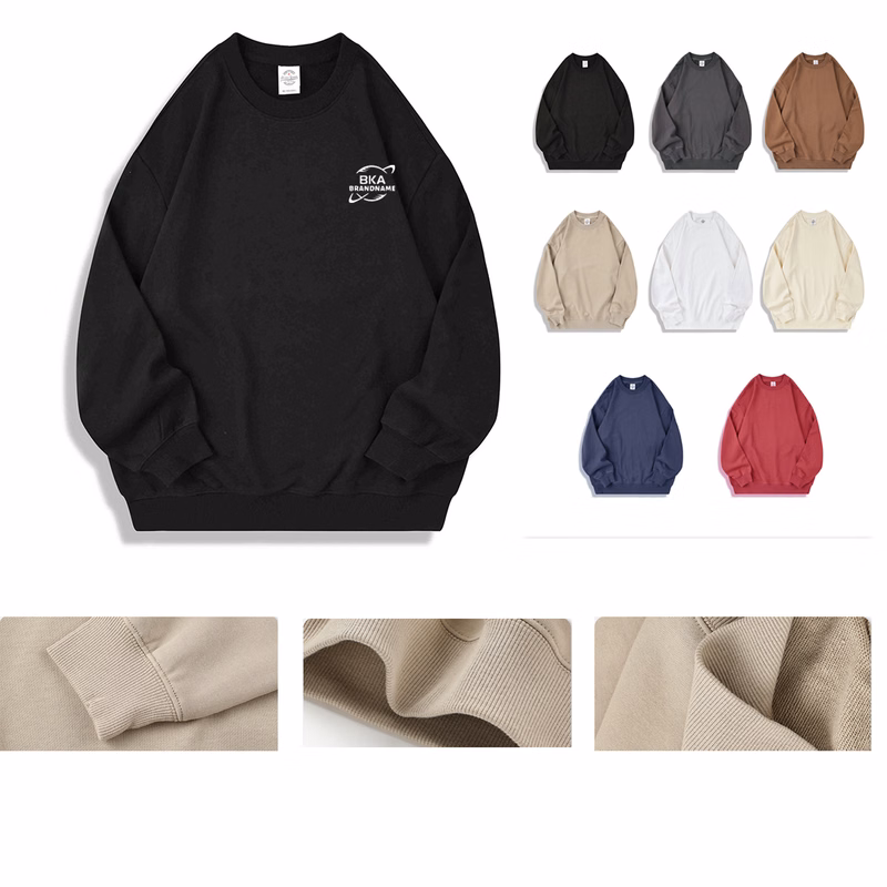 10.3oz 100% cotton Crewneck Sweatshirt