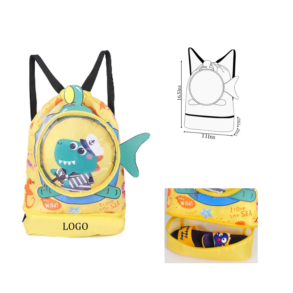 Children'S Dry And Wet Separation Waterproof Storage Bag 1