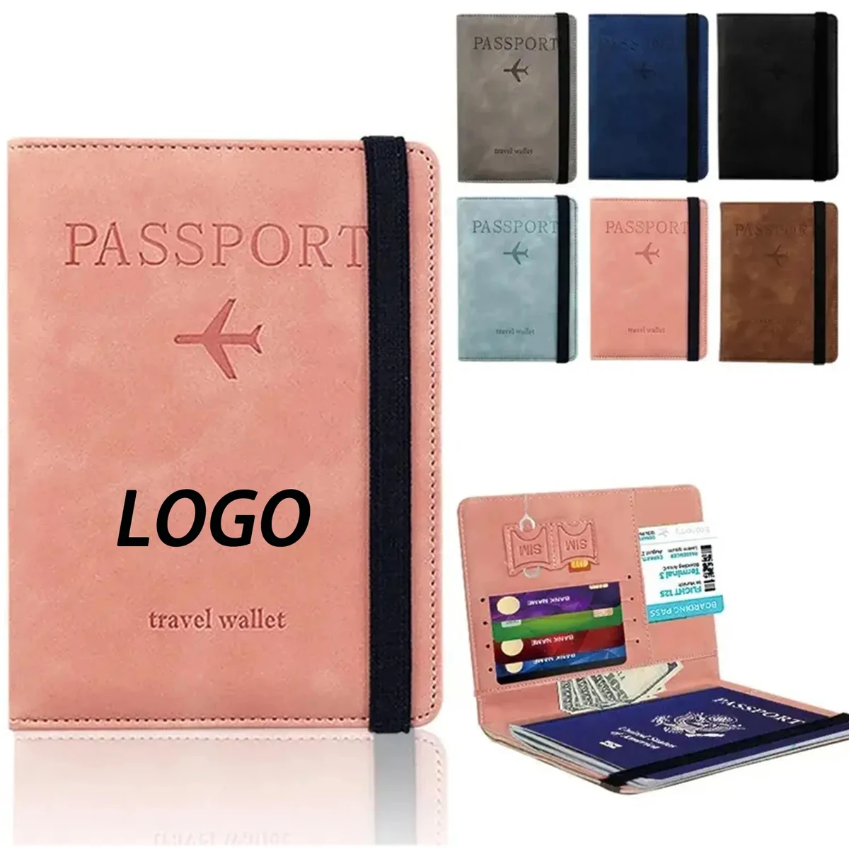 PU Leather Passport Holder Set 1