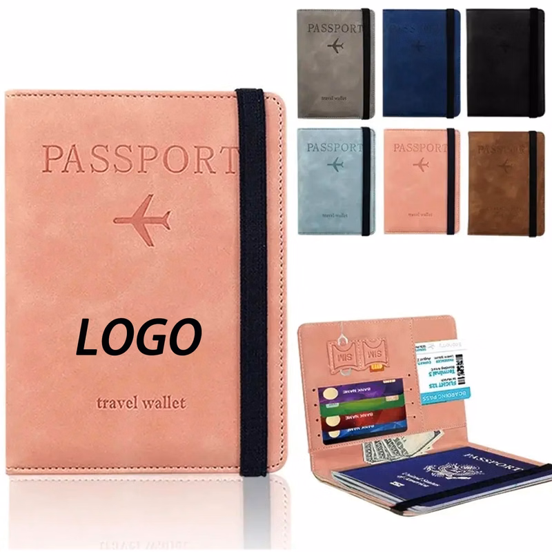 PU Leather Passport Holder Set