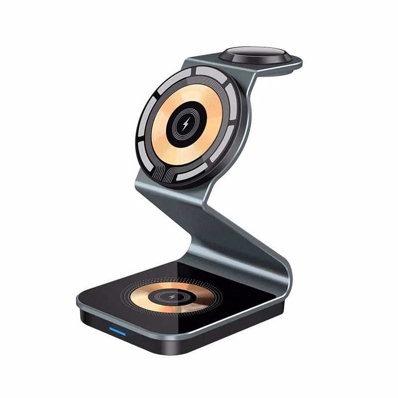 3 in 1 Wireless Charger Stand Aluminum Alloy