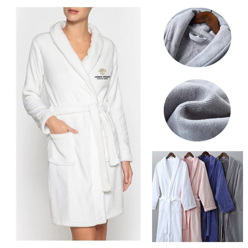 Plush Terry Bath Robe Luxury Hotel Robe 1