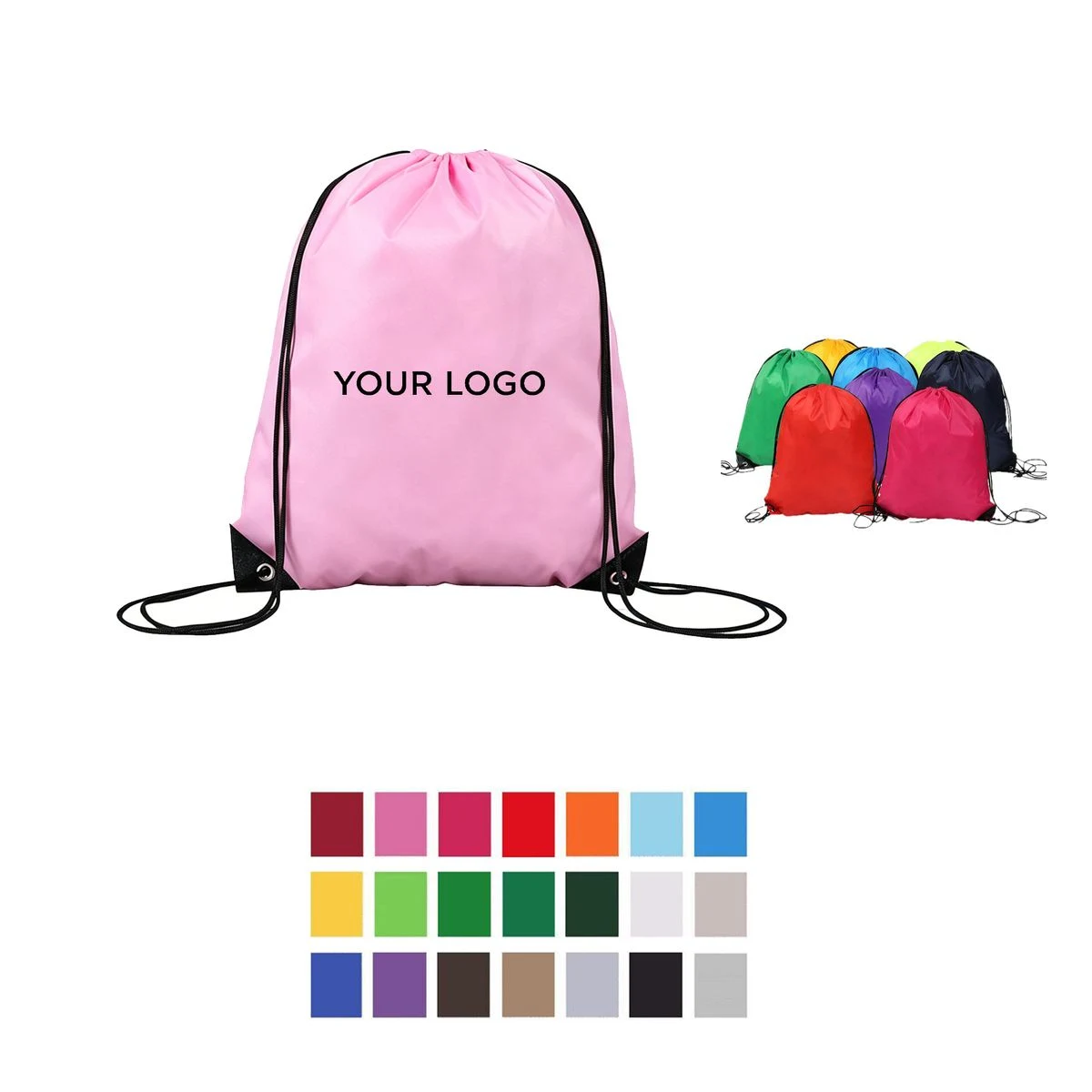 Light Athletic Drawstring Bag 1