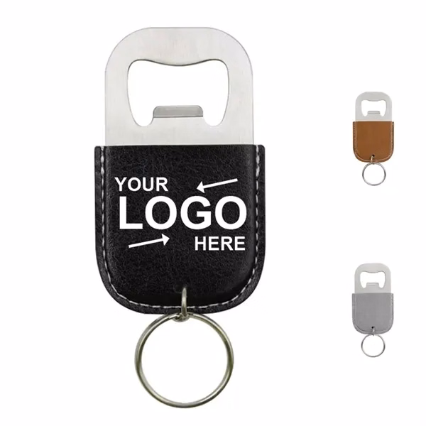 Custom Stainless Steel Bottle Opener Keychain — Compact Barware & Travel Essential Gift