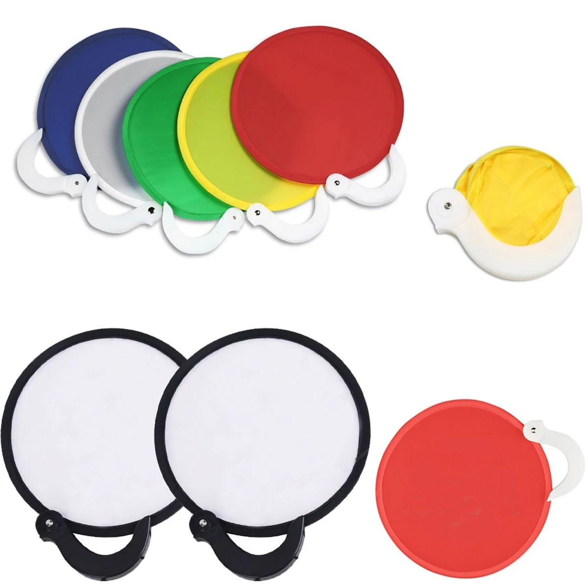 Collapsible Foldable Nylon Fan 1