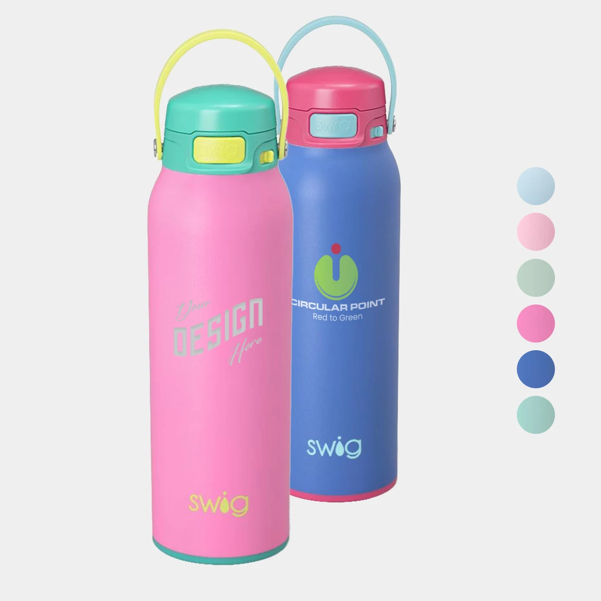 32 oz SWIG® Stainless Steel Insulated Leakproof Colorblock EZ Fill Water Bottle 1