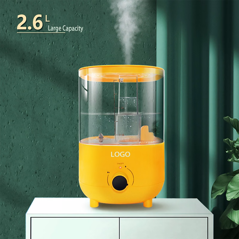 2.6L Desk Mist Humidifier Diffuser For Office & Home