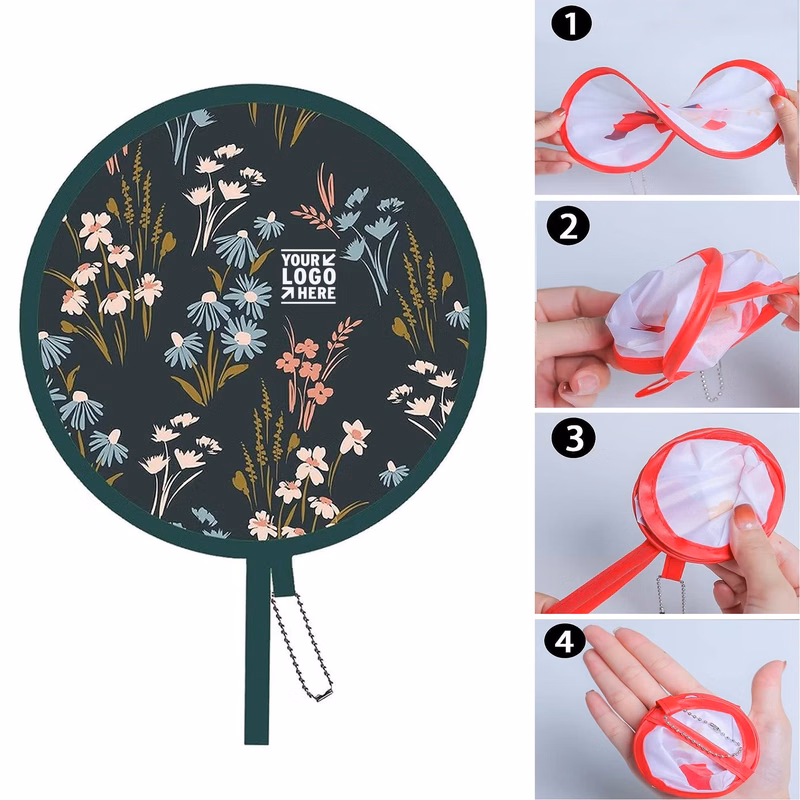 4 PCS 4 Styles Foldable Cooling Fans