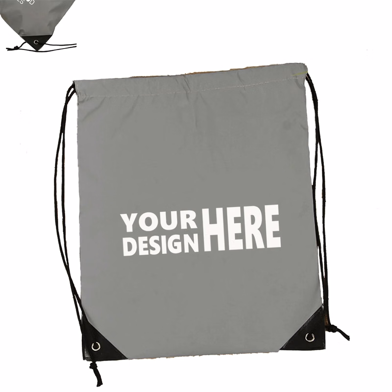 Reflective Drawstring Storage Bag
