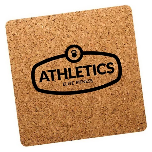 Absorbent Square Cork Coasters 1