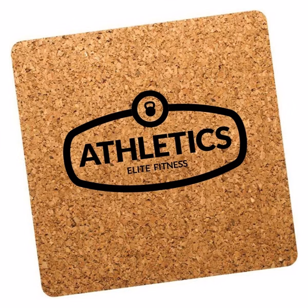 Absorbent Square Cork Coasters