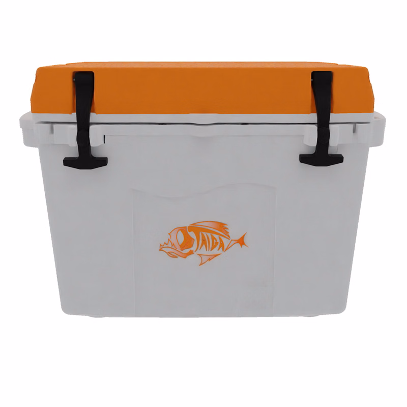 Taiga 27 Quart Cooler: Custom molded Logo, Custom PMS Color