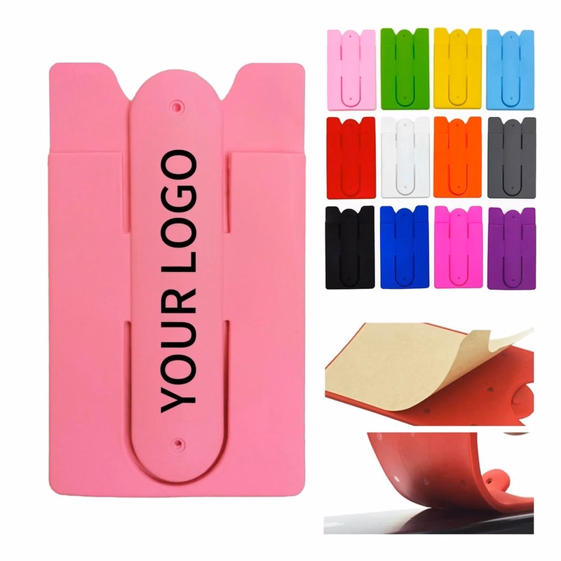Stick-On Silicone Card Sleeve for Mobile