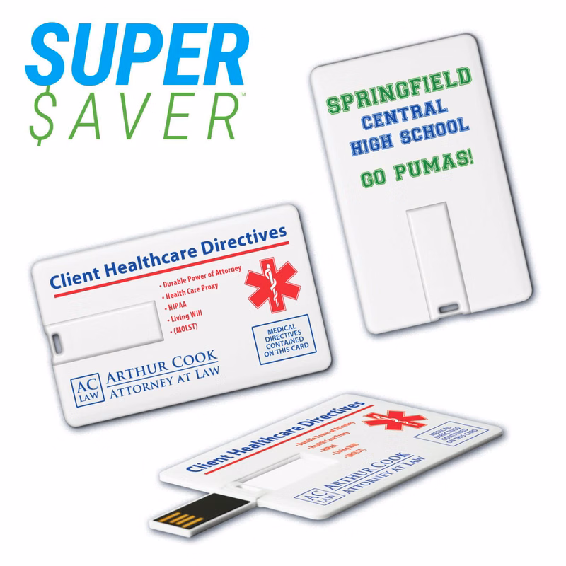 USBTC-SV SuperSaver Thin Card Drive™ TC-SV