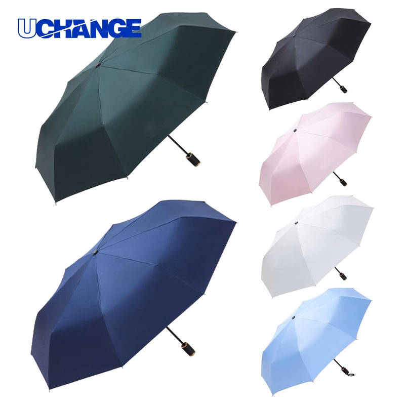 Triple Folding Sun Protection Custom Umbrella