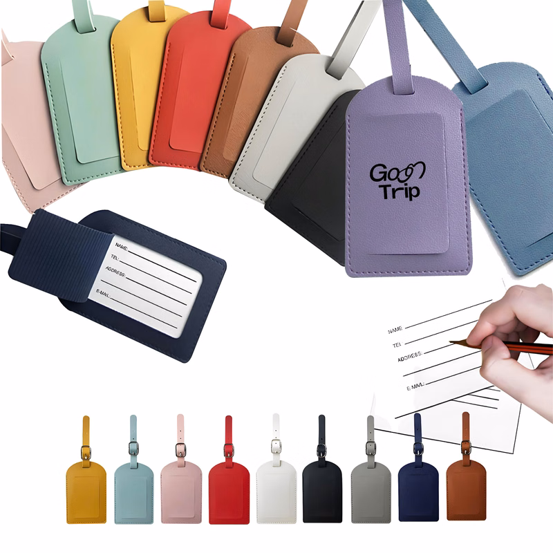 Eleven Color Horizontal And Vertical Flip Luggage Tag