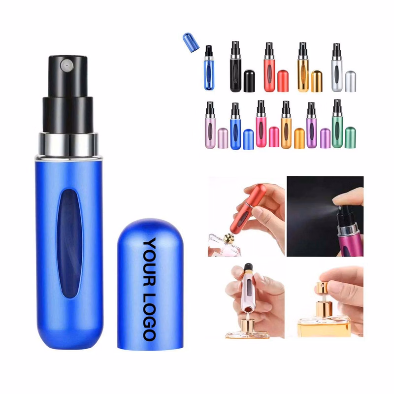 Refillable Perfume Atomizer Bottle with Metal Shell