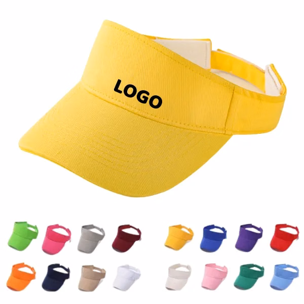 100% Cotton Sun Visor Adjustable