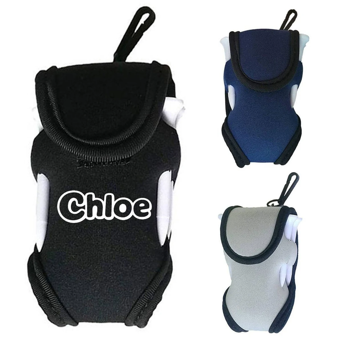 Neoprene Golf Ball Pouch w/ Hook 1