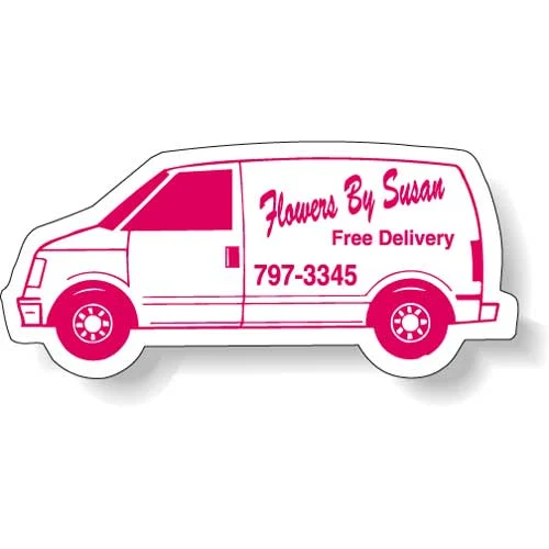 Magnet - Van Shape (3.5x1.75) - Outdoor Safe 1
