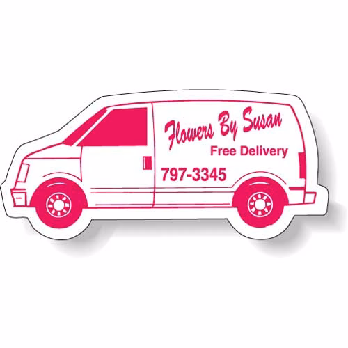 Magnet - Van Shape (3.5x1.75) - Outdoor Safe