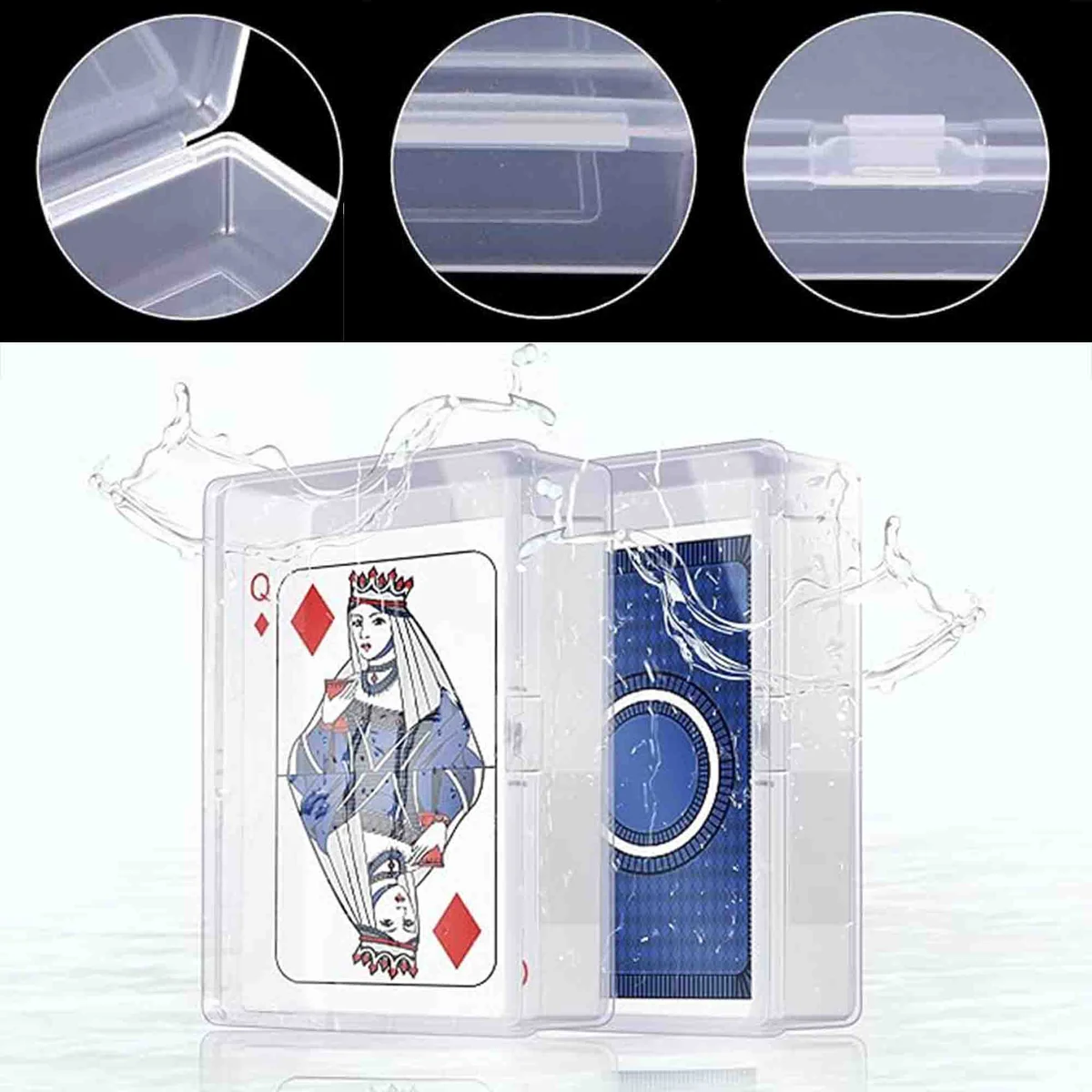 Full Color Custom Back Poker Size Playing Cards Game Storage 1