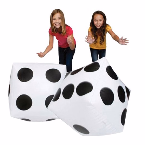 PVC Inflatable Dice Game Toy