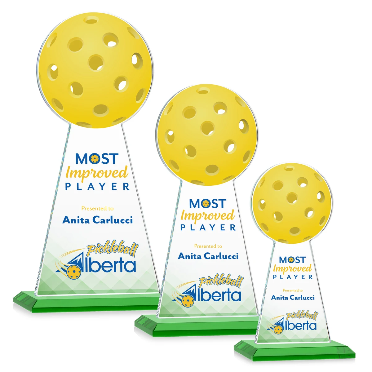 Edenwood Pickleball VividPrint™ Award - Green 1