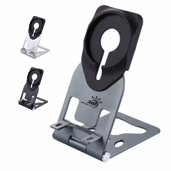 Foldable Aluminum Phone Stand for Wireless Charging