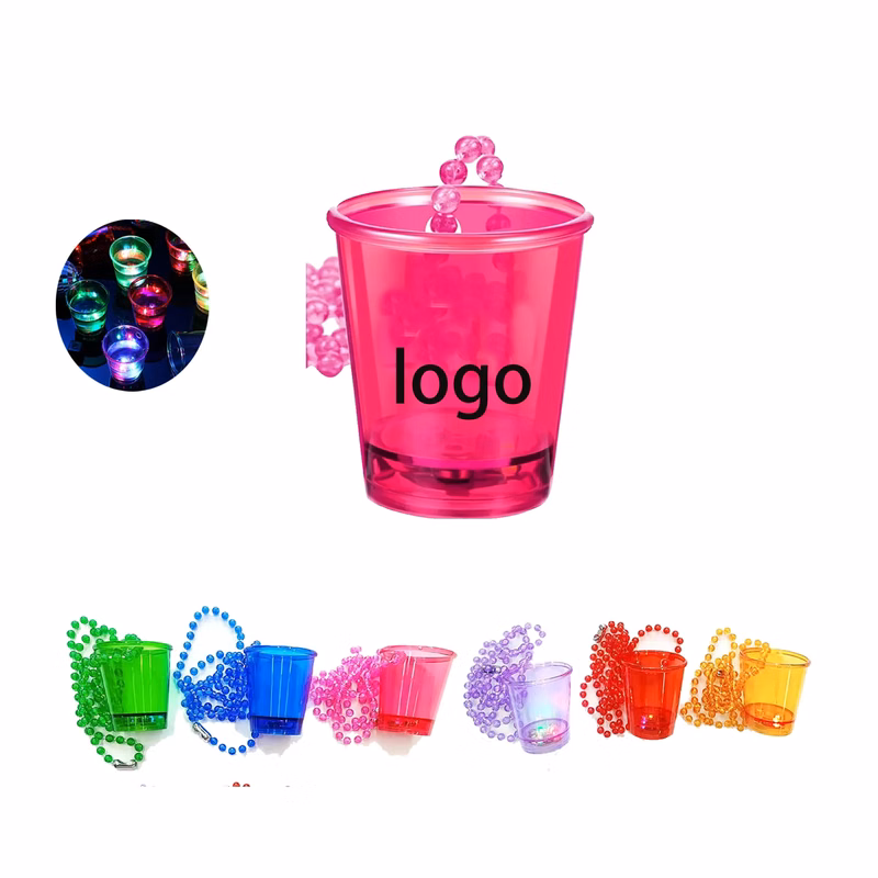 LED Beaded Necklace Cup