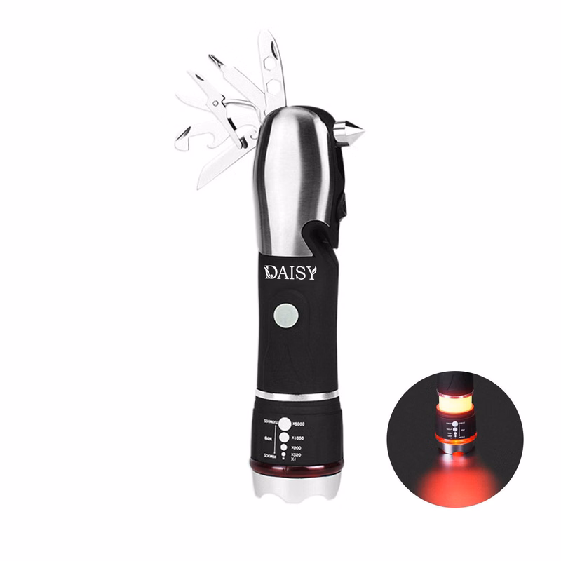 Multi-Tool Emergency COB Flashlight