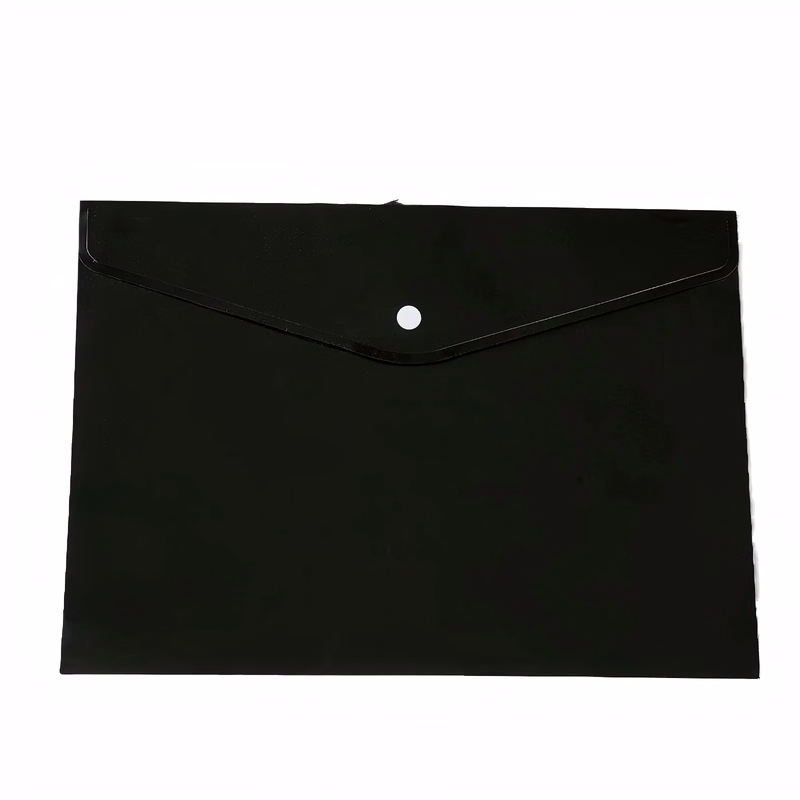 Transparent A4 Size Snap Button Folder