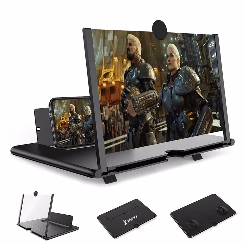 14 Inch 3D Smartphone Screen Magnifier Stand