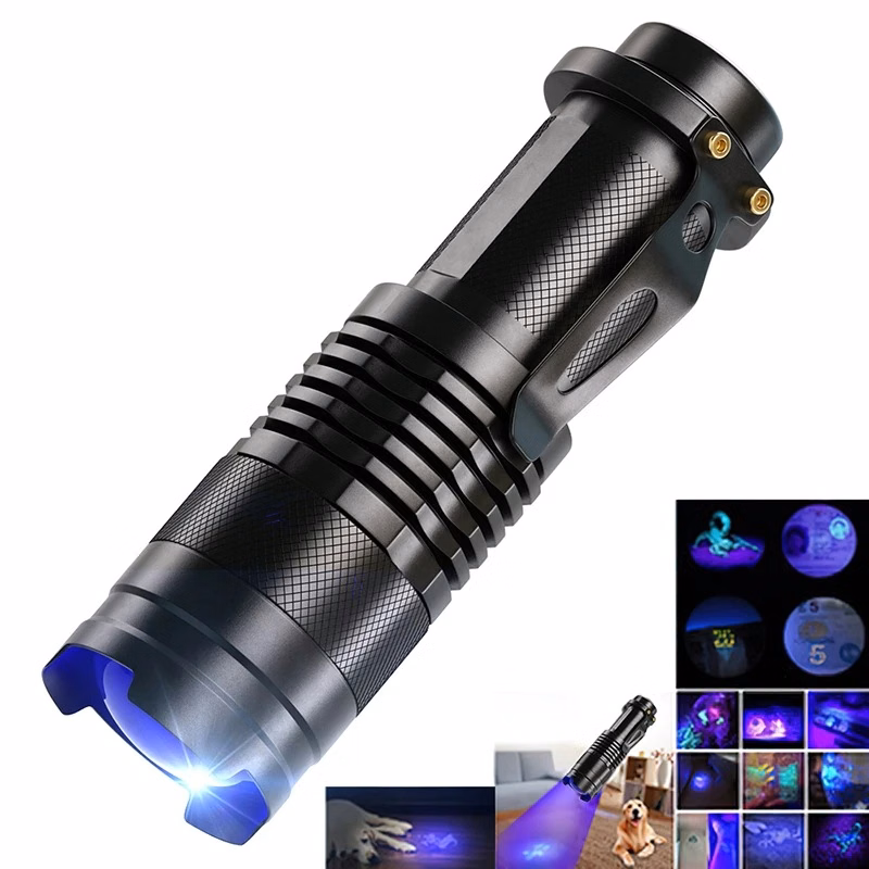 UV Black Light LED Flashlight