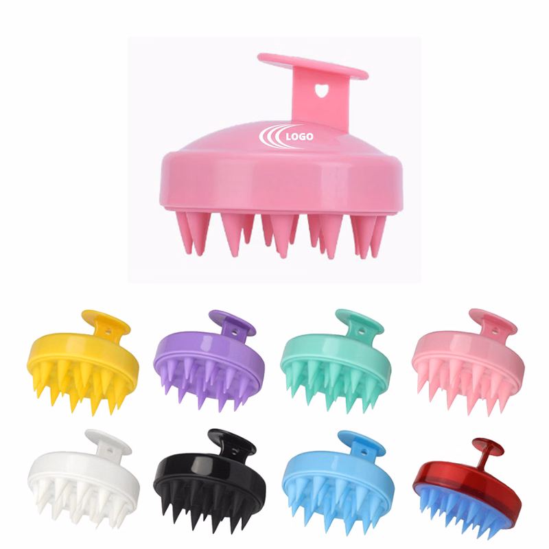 Moq 100pcs Hair Scalp Massager Silicone Hair Brush