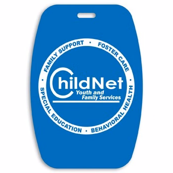Screen Printed Poly Name Badge (3.125"x4.625") Rectangle