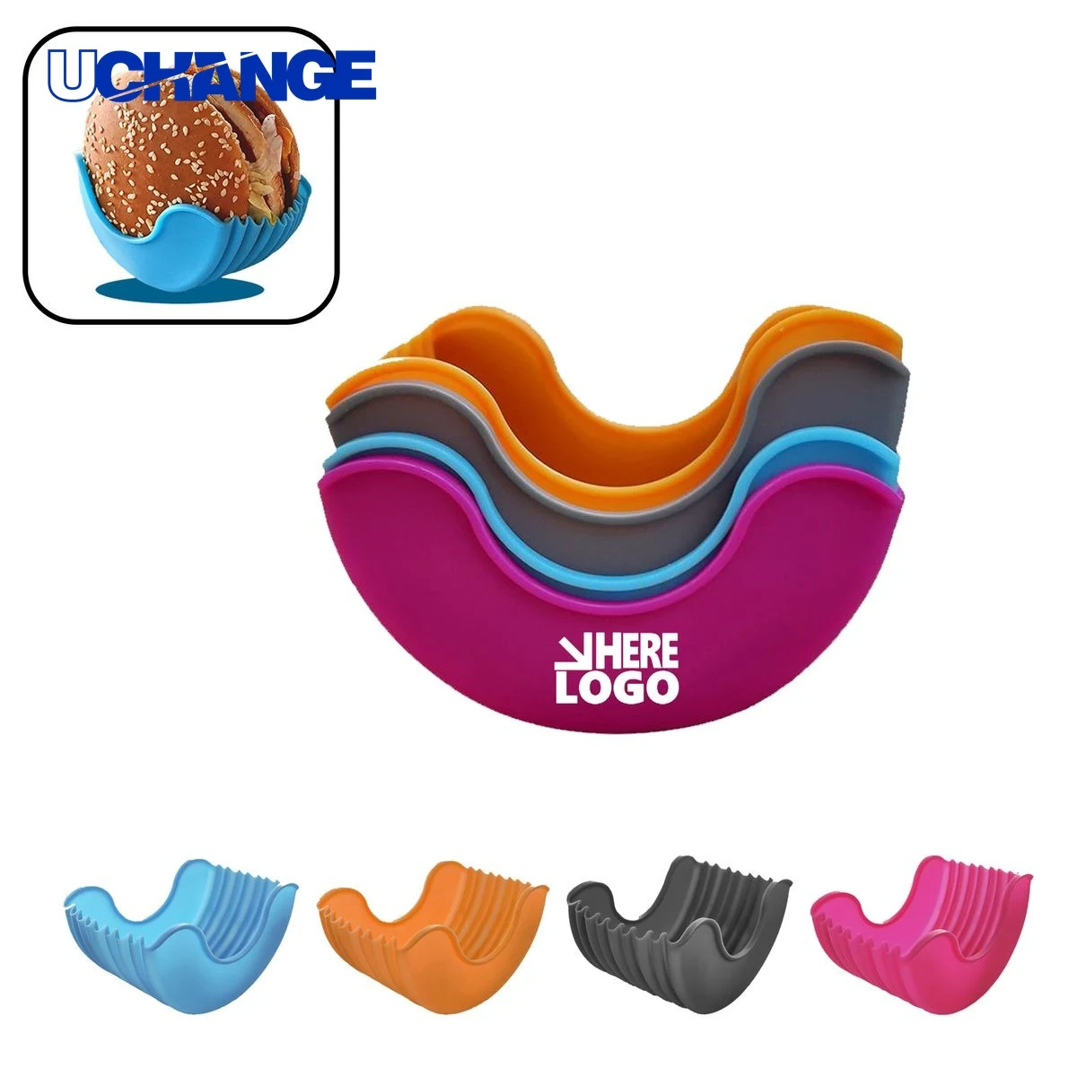 Reusable Hamburger Stand Food Holder 1