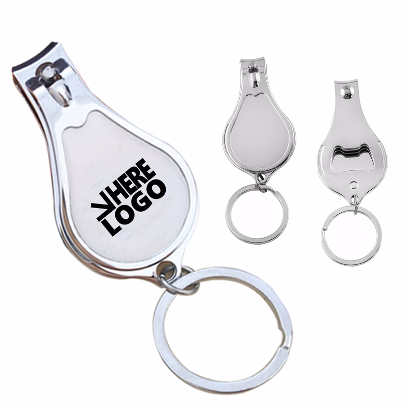 MOQ 20 Nail Clipper Keychain Bottle Opener